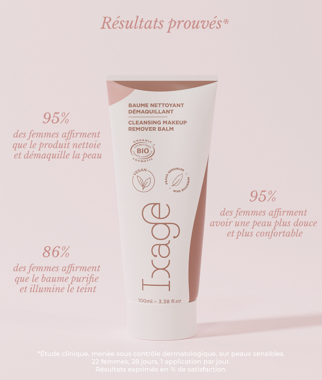 Baume nettoyant et démaquillant visuel 3